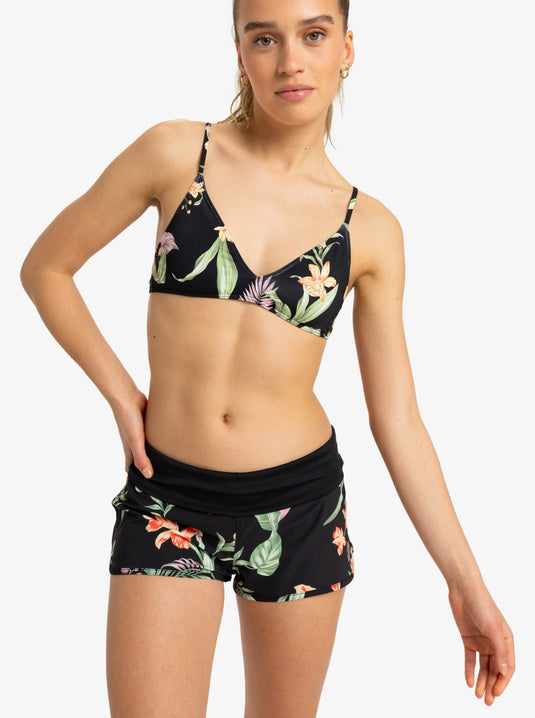 Roxy Women's Endless Summer Board Shorts Anthracite Island Escape ERJBS03314_KVJ3