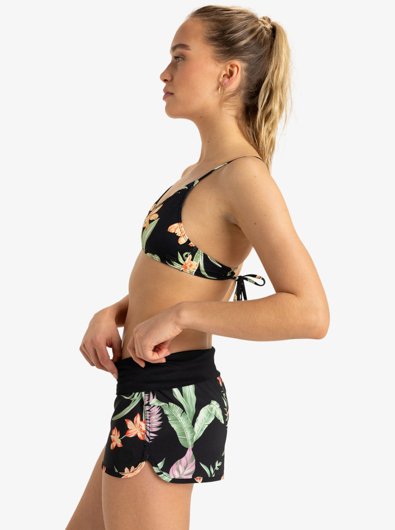 Load image into Gallery viewer, Roxy Women&#39;s Endless Summer Board Shorts Anthracite Island Escape ERJBS03314_KVJ3
