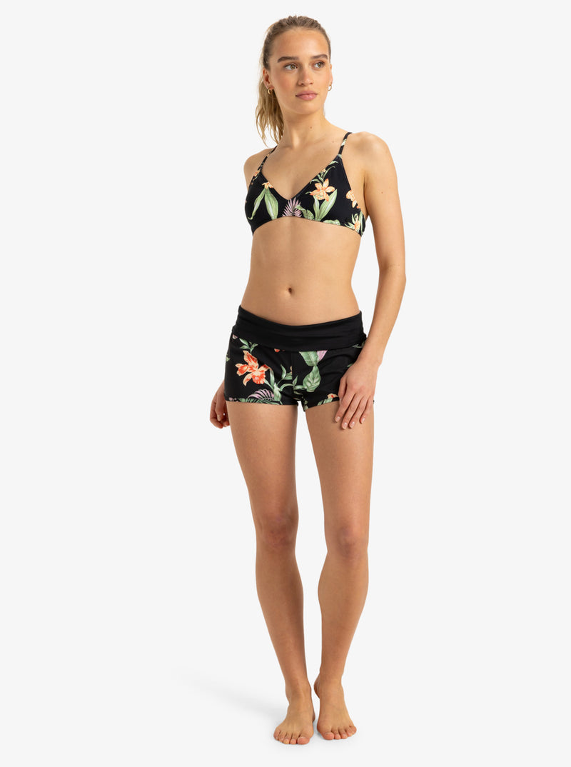Load image into Gallery viewer, Roxy Women&#39;s Endless Summer Board Shorts Anthracite Island Escape ERJBS03314_KVJ3
