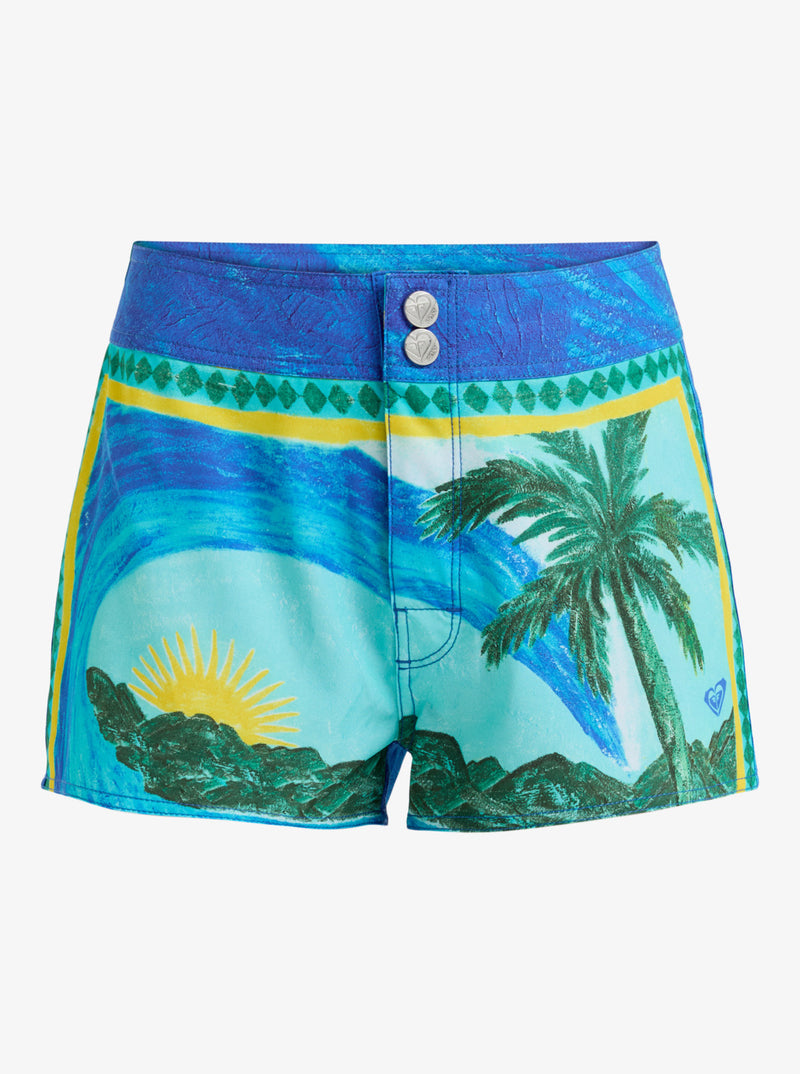 Load image into Gallery viewer, Roxy Women&#39;s Atlas Board Shorts Skyway ERJBS03320-BFB0

