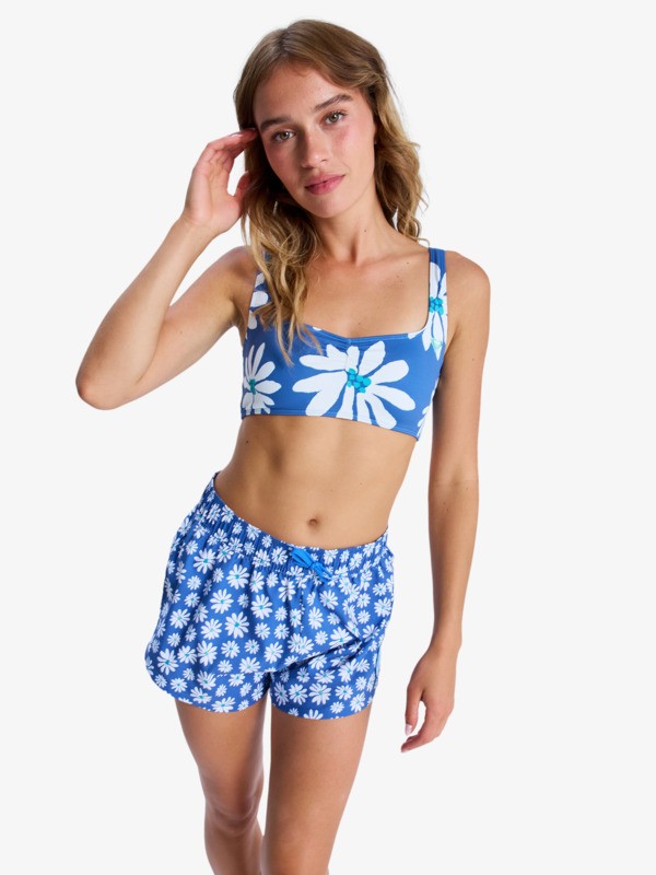 Load image into Gallery viewer, Roxy Women's No Bad Waves Boardshorts Dutch Blue Flower Soul Small ERJBS03339-BMT8
