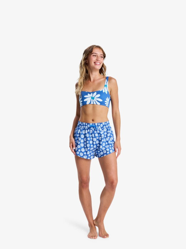 Load image into Gallery viewer, Roxy Women's No Bad Waves Boardshorts Dutch Blue Flower Soul Small ERJBS03339-BMT8
