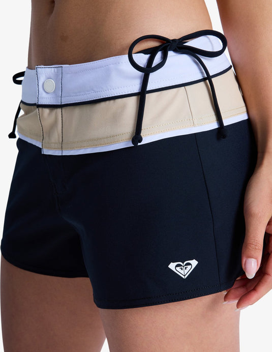 Roxy Women's The Retro Essentials 2" Boardshorts Anthracite ERJBS03350-KVJ0