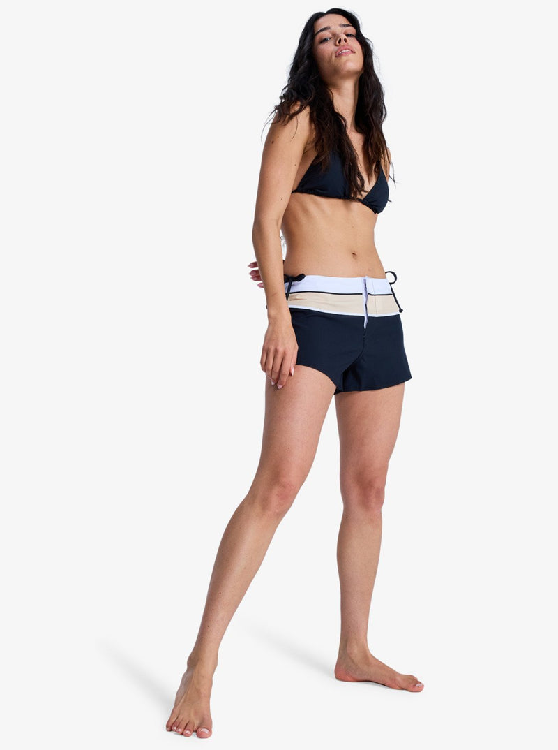 Load image into Gallery viewer, Roxy Women's The Retro Essentials 2" Boardshorts Anthracite ERJBS03350-KVJ0

