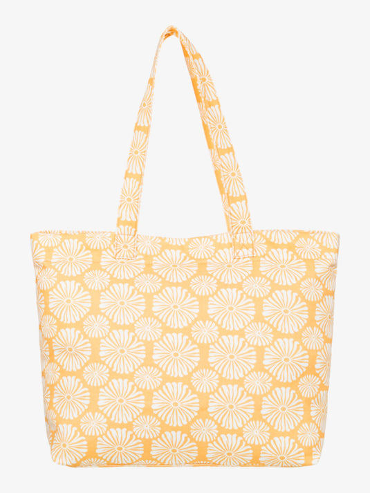Roxy Women's Sweeter Than Honey Large Tote Banana Cream Tropical Tile ERJBT03407_YFL5
