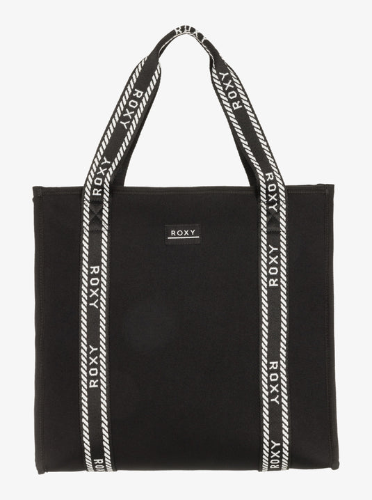 Roxy Women's Pink Guava Tote Bag Anthracite ERJBT03408-KVJ0