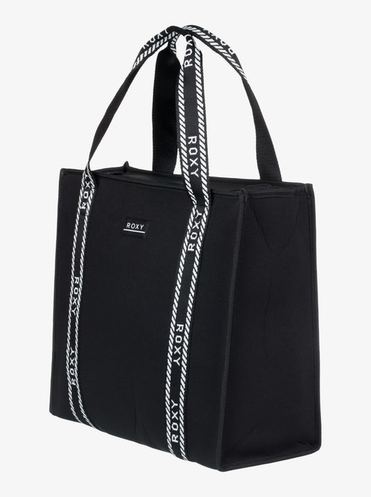 Roxy Women's Pink Guava Tote Bag Anthracite ERJBT03408-KVJ0