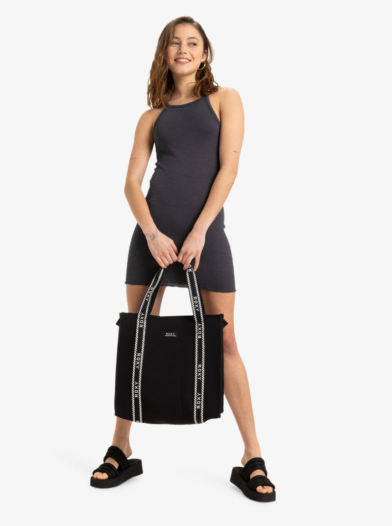 Load image into Gallery viewer, Roxy Women&#39;s Pink Guava Tote Bag Anthracite ERJBT03408-KVJ0
