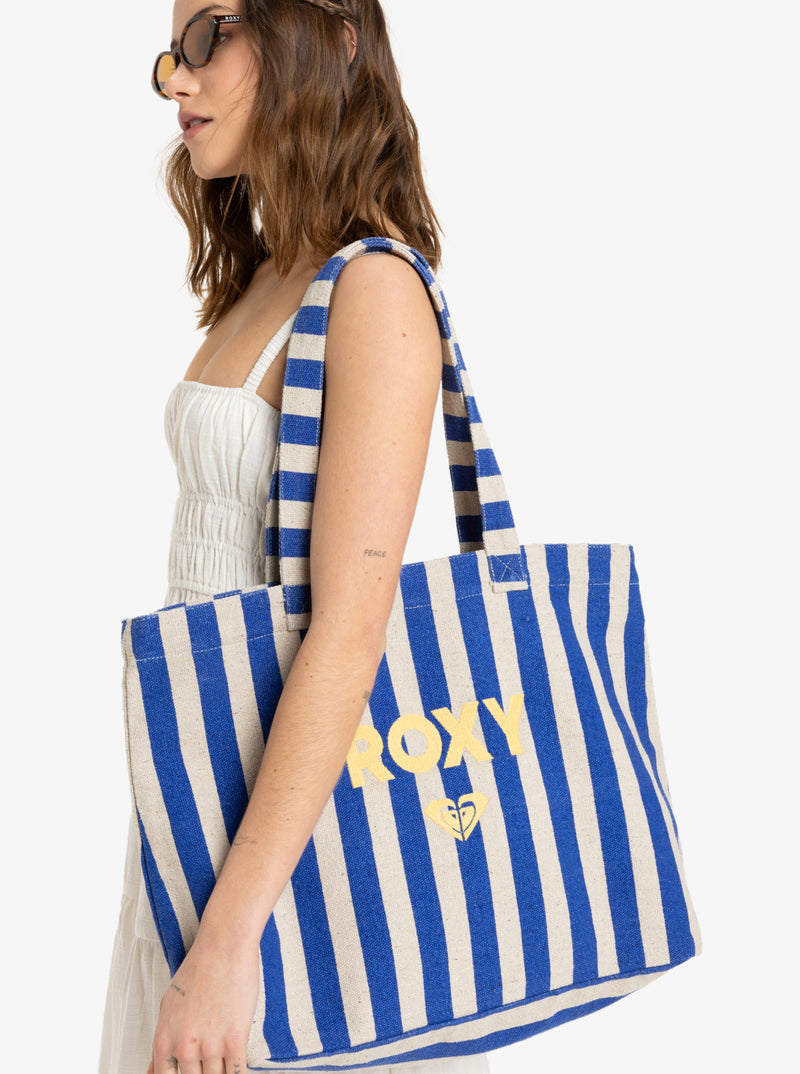 Load image into Gallery viewer, Roxy Women&#39;s Fairy Beach Tote Bag Dazzling Blue ERJBT03409_PPM0
