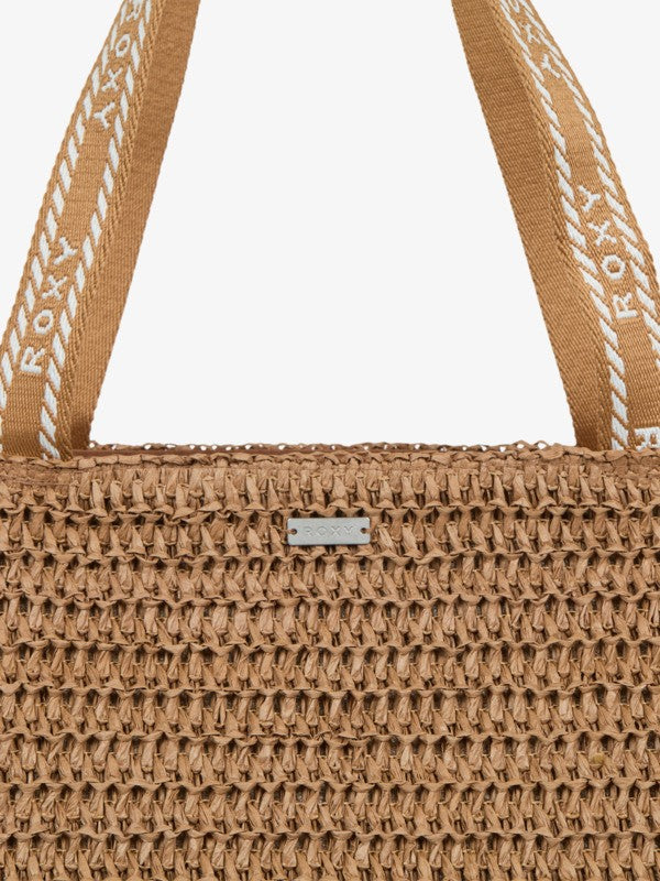 Load image into Gallery viewer, Roxy Women's Spotless Sunnies Brownie Beach Bag ERJBT03411-CME0
