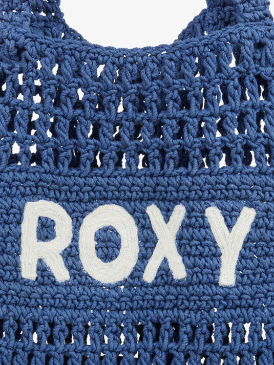 Roxy Women's Slogan Tote Bag Dazzling Blue ERJBT03416_PPM0
