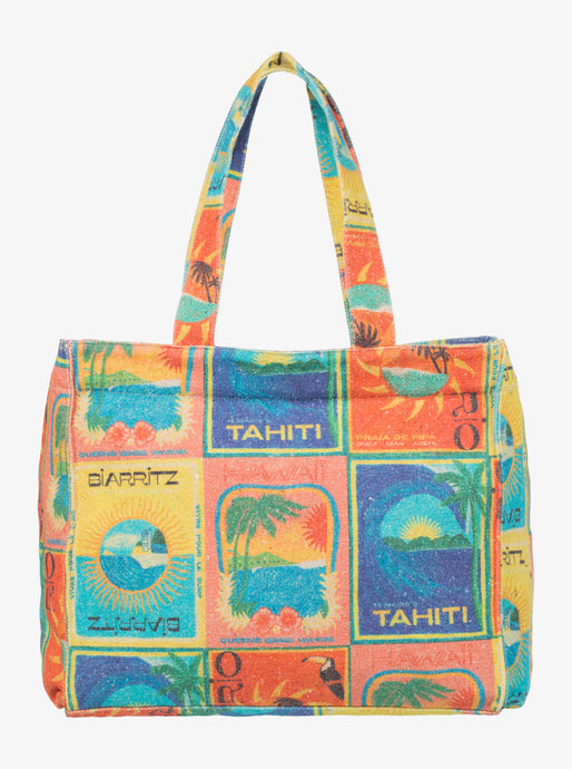 Roxy Women's Atlas Tote Bag Atlas Print ERJBT03417-XBYR