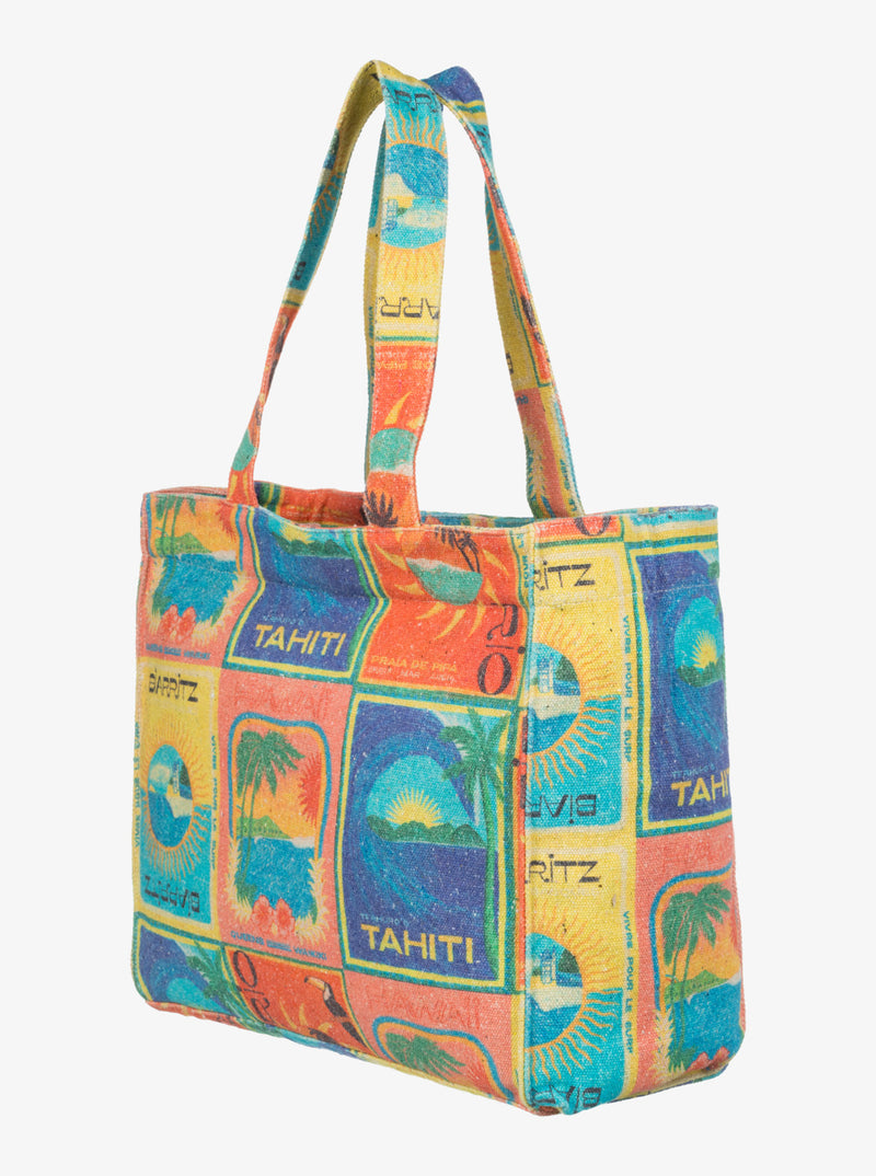 Load image into Gallery viewer, Roxy Women&#39;s Atlas Tote Bag Atlas Print ERJBT03417-XBYR
