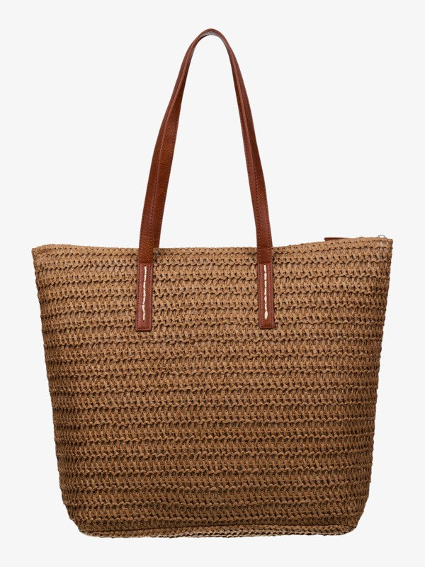 Load image into Gallery viewer, Roxy Women's In The Tropics Beach Bag Brownie ERJBT03419-CME0
