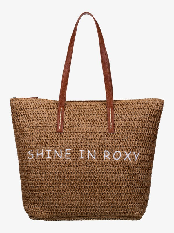 Load image into Gallery viewer, Roxy Women's In The Tropics Beach Bag Brownie ERJBT03419-CME0
