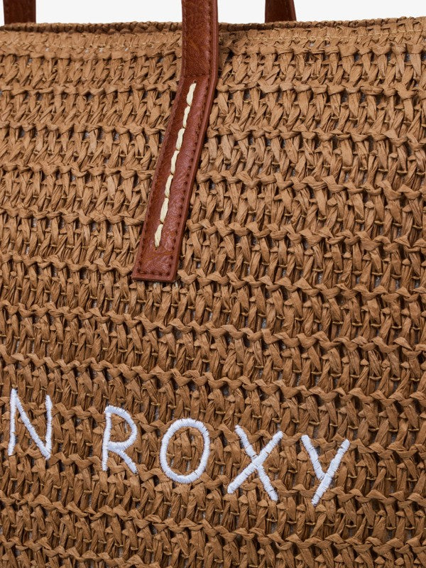 Load image into Gallery viewer, Roxy Women's In The Tropics Beach Bag Brownie ERJBT03419-CME0
