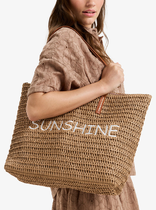Roxy Women's In The Tropics Tote Bag Portabella ERJBT03419_CZU0