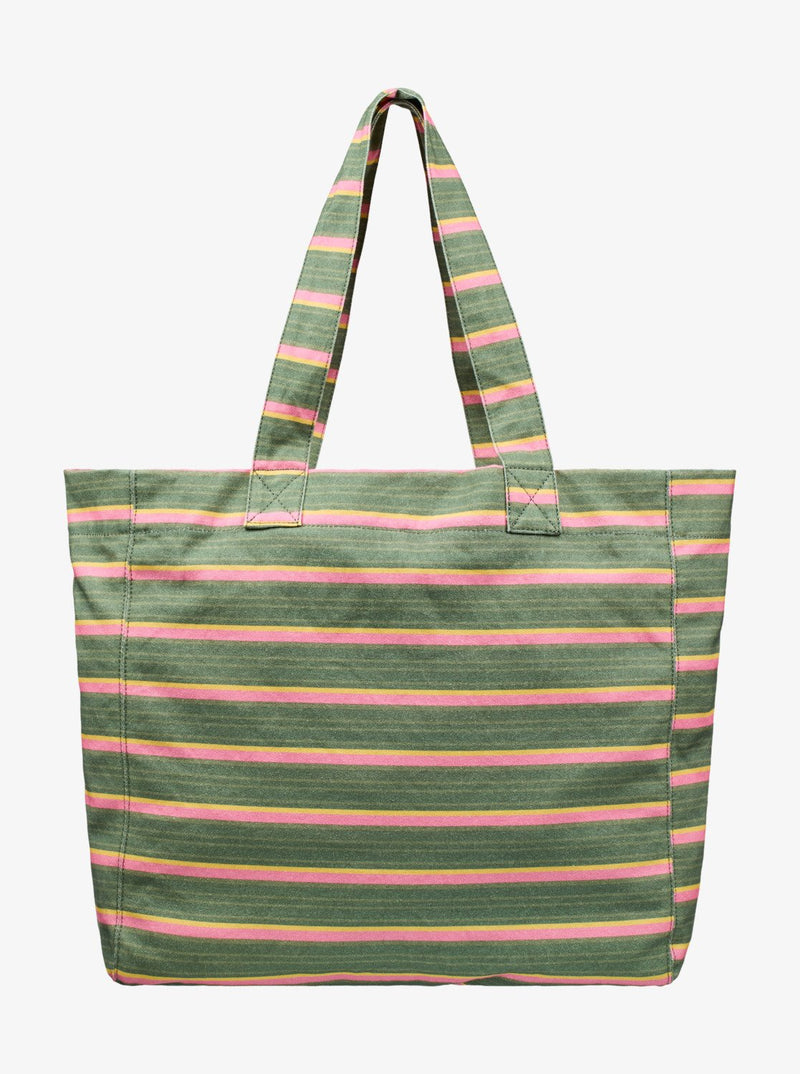 Load image into Gallery viewer, Roxy Women's Anti Bad Vibes Tote Bag Oil Green ERJBT03431-GLD3
