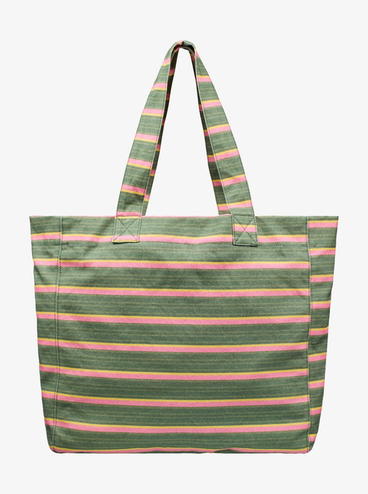Roxy Women's Anti Bad Vibes Tote Bag Oil Green ERJBT03431-GLD3