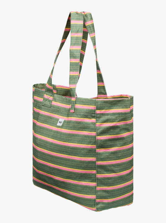 Roxy Women's Anti Bad Vibes Tote Bag Oil Green ERJBT03431-GLD3