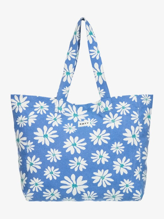 Roxy Women's Anti Bad Vibes Tote Bag Coconut Milk Flower Soul ERJBT03431-XBBK