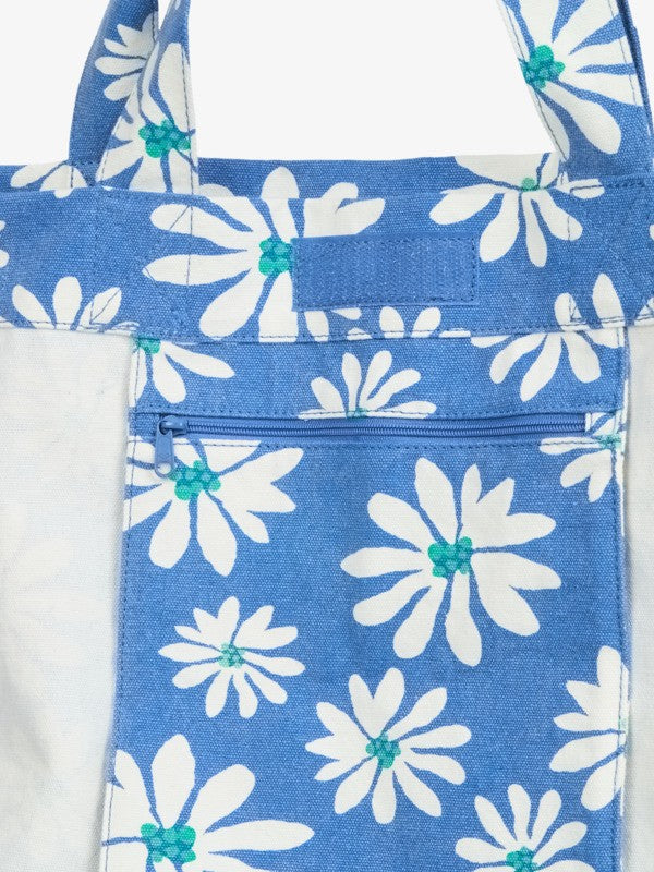 Load image into Gallery viewer, Roxy Women's Anti Bad Vibes Tote Bag Coconut Milk Flower Soul ERJBT03431-XBBK
