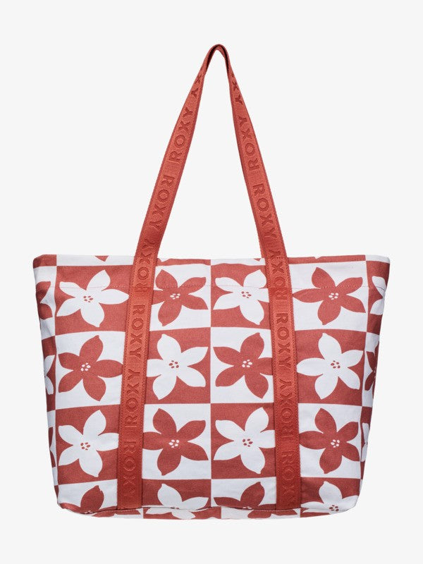 Load image into Gallery viewer, Roxy Women's Gold Dust Girl Tote Bag Ginger Spice Flora ERJBT03442-NNB6
