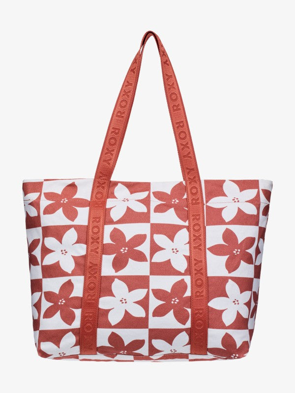 Load image into Gallery viewer, Roxy Women's Gold Dust Girl Tote Bag Ginger Spice Flora ERJBT03442-NNB6
