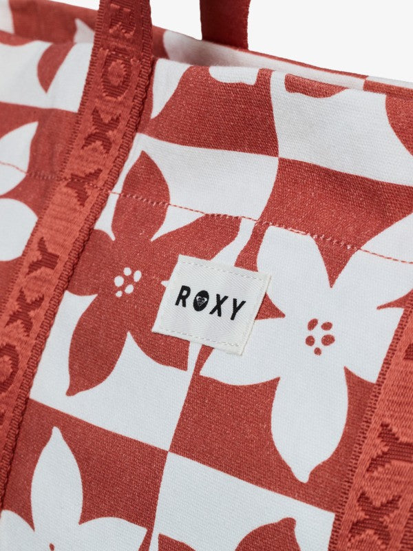 Load image into Gallery viewer, Roxy Women's Gold Dust Girl Tote Bag Ginger Spice Flora ERJBT03442-NNB6
