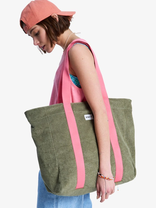 Load image into Gallery viewer, Roxy Women's True Color Tote Bag Oil Green ERJBT03450-GLD0

