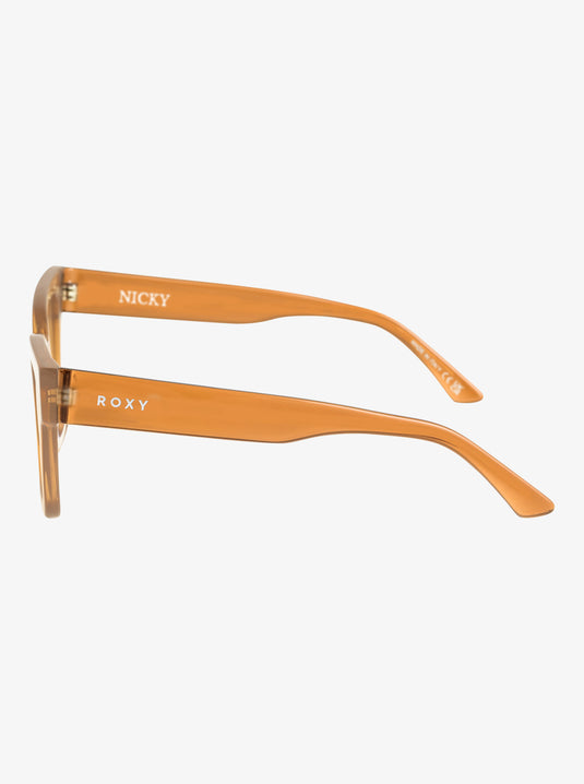Roxy Women's Nicky Sunglasses Shiny Honey/Brown ERJEY03148-XYYC