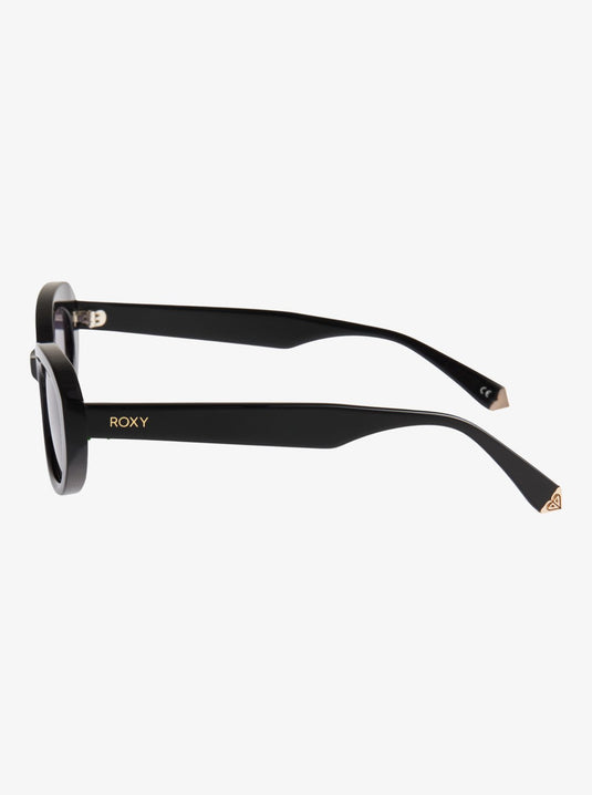 Roxy Women's Aurora Sunglasses Shiny Black/Grey ERJEY03150-XKSK