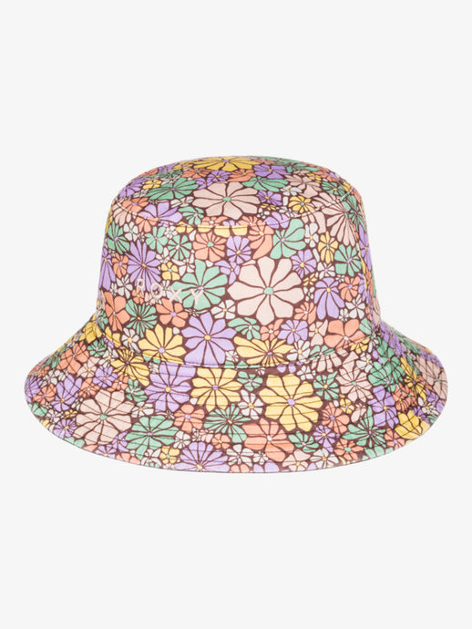 Roxy Women's Jasmine Paradise Bucket Hat Root Beer All About Sol Mini ERJHA04251-CQR7