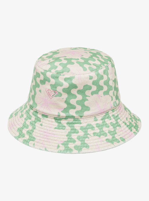 Roxy Women's Jasmine Paradise Bucket Hat Basil Party Waves Yw ERJHA04369-GHZ5
