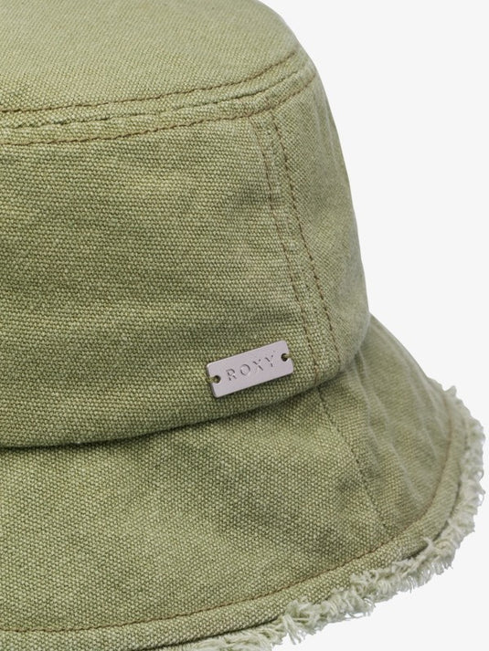 Roxy Women's Victim Of Love Bucket Hat Oil Green ERJHA04370-GLD0