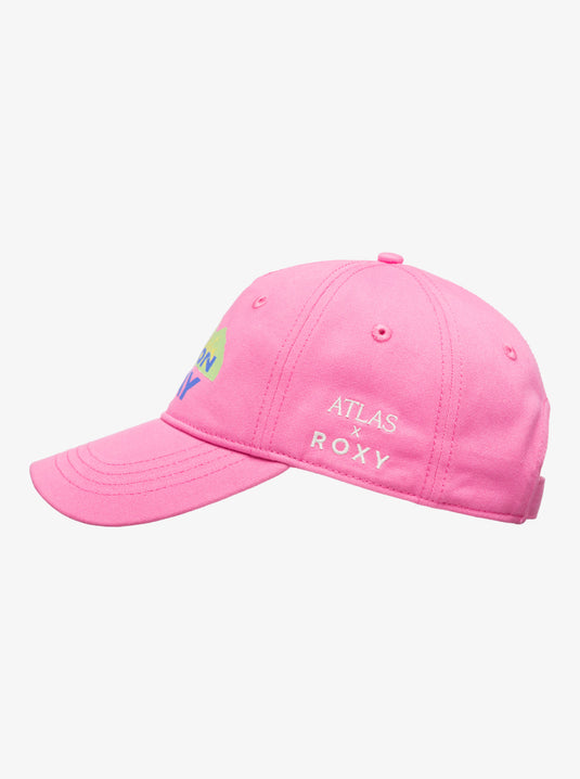 Roxy Women's Atlas Trucker Cap Pink Carnation ERJHA04404-MGZ0