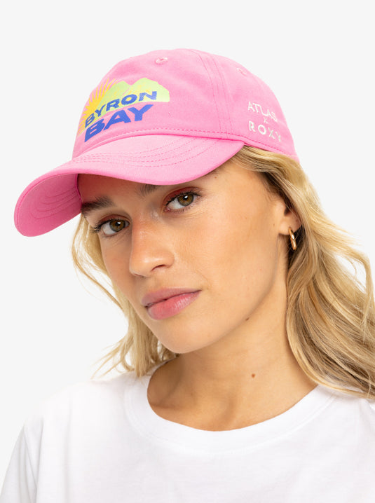 Roxy Women's Atlas Trucker Cap Pink Carnation ERJHA04404-MGZ0