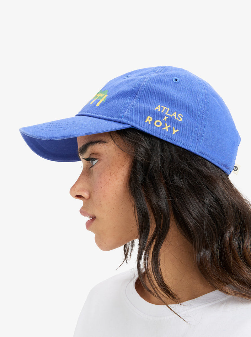 Load image into Gallery viewer, Roxy Women&#39;s Atlas Trucker Cap Dazzling Blue ERJHA04404-PPM0
