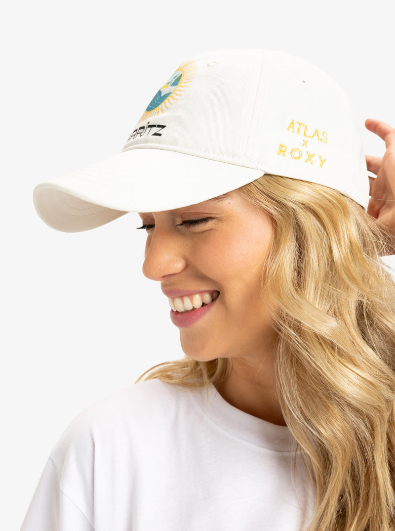 Load image into Gallery viewer, Roxy Women&#39;s Atlas Trucker Cap Egret ERJHA04404-WBS0
