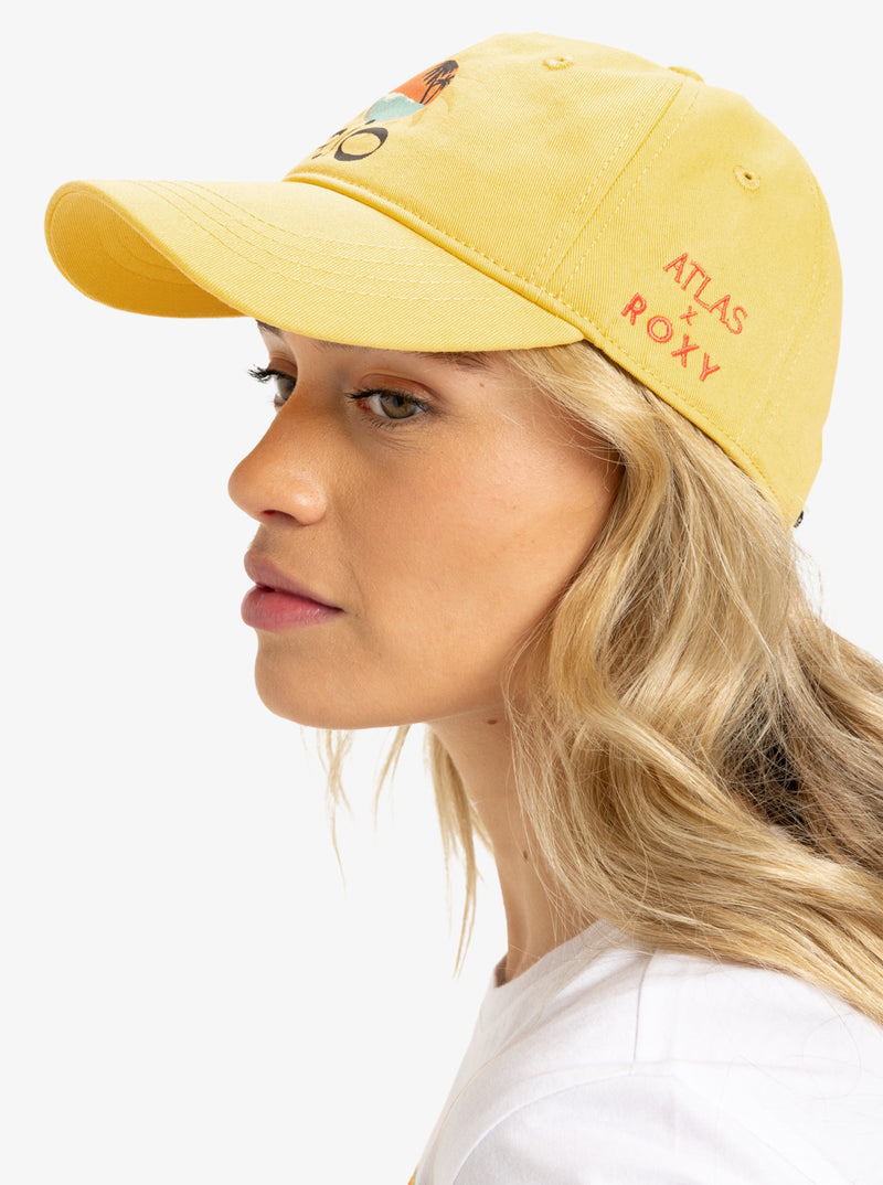 Load image into Gallery viewer, Roxy Women&#39;s Atlas Trucker Cap Banana Cream ERJHA04404-YFL0
