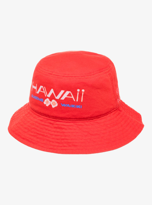 Roxy Women's Atlas Bucket Hat Poppy Red ERJHA04406-RNN0