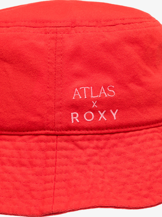 Roxy Women's Atlas Bucket Hat Poppy Red ERJHA04406-RNN0