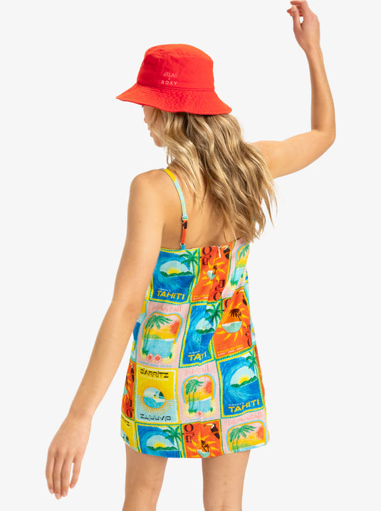 Roxy Women's Atlas Bucket Hat Poppy Red ERJHA04406-RNN0