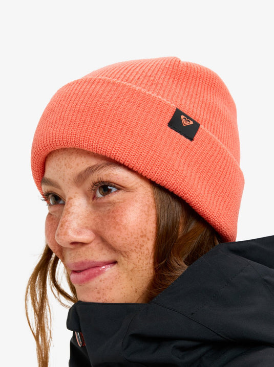 Roxy Women's Folker Beanie Coral Chic ERJHA04414-NKN0