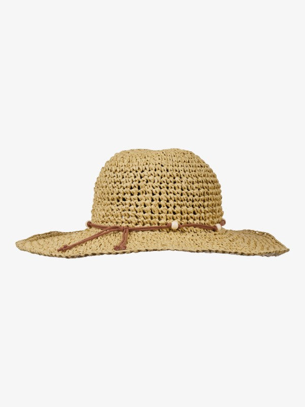 Load image into Gallery viewer, Roxy Women's Cherish Summer Straw Hat Parchment ERJHA04439-TEC0
