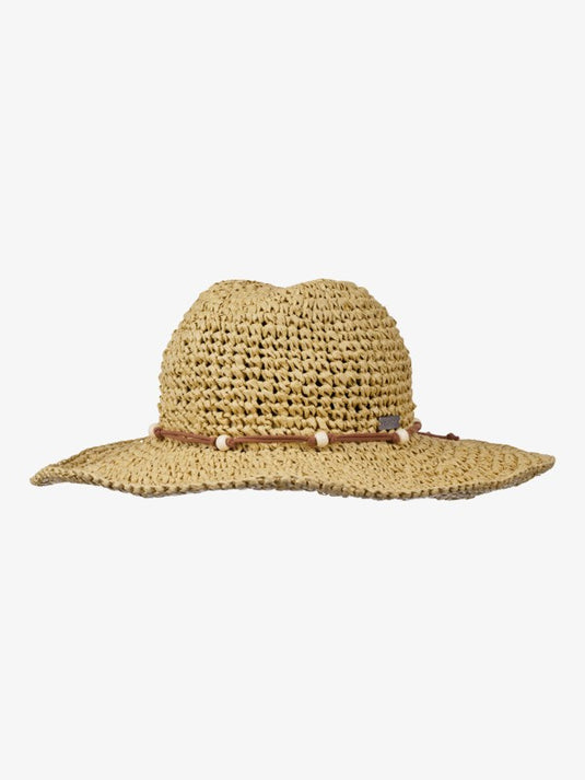 Roxy Women's Cherish Summer Straw Hat Parchment ERJHA04439-TEC0