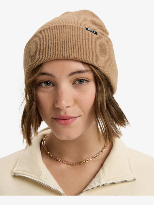 Roxy Womens' Tropical Snow Beanie Woodsmoke ERJHA04440-CMA0