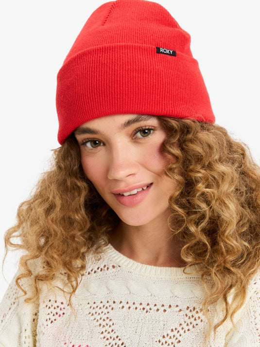 Roxy Womens' Tropical Snow Beanie Tomato ERJHA04440-RPH0
