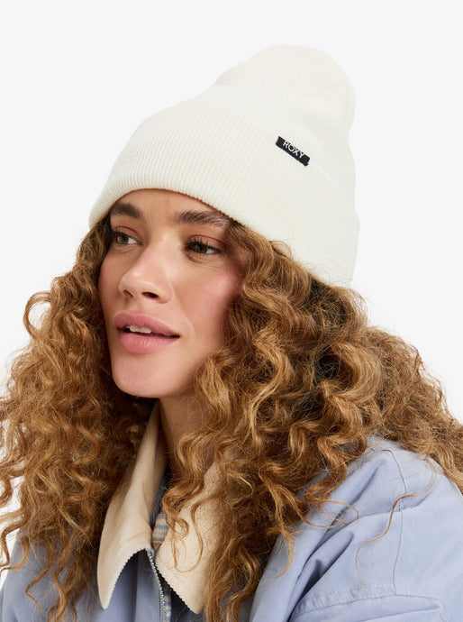 Roxy Womens' Tropical Snow Beanie Egret ERJHA04440-WBS0