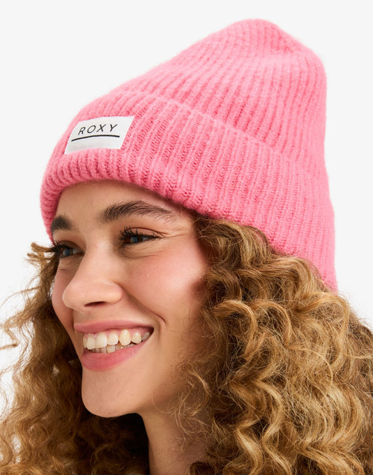 Roxy Women's Wind Effect Beanie Pink Cosmos ERJHA04447_MLB0